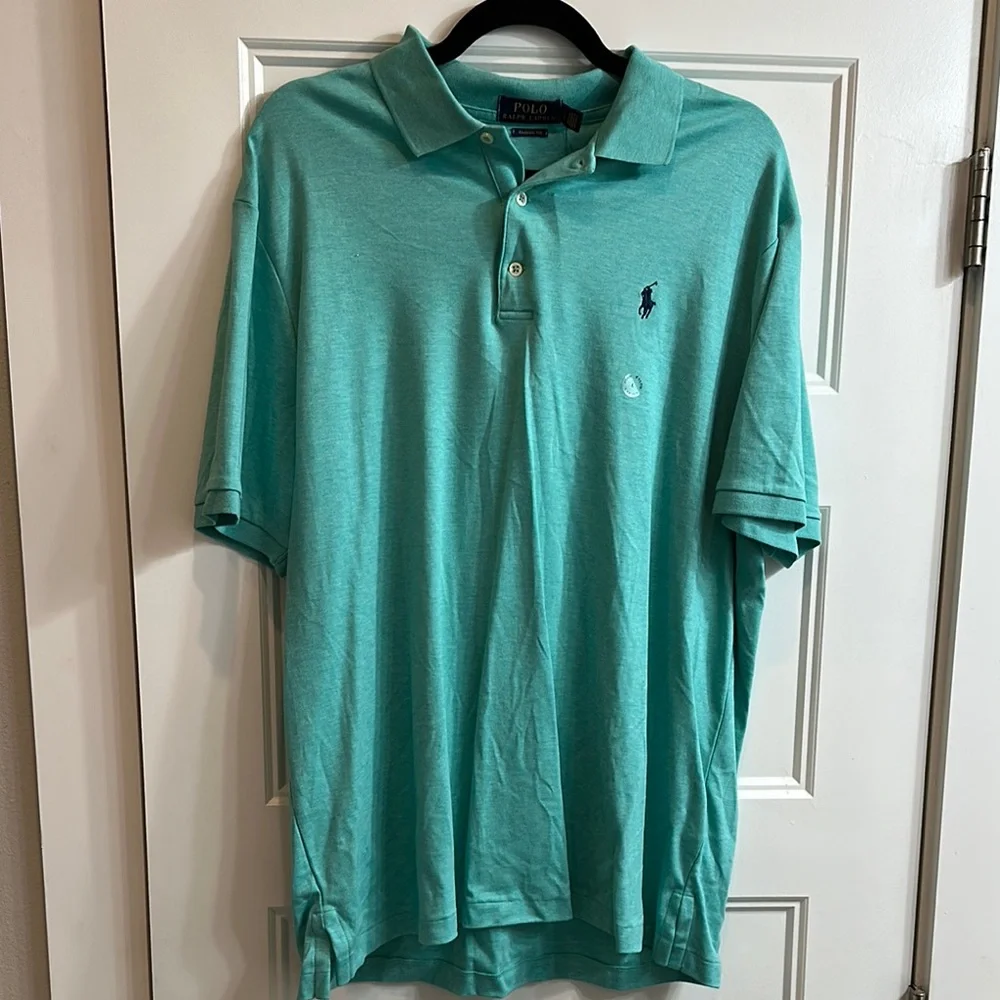 Polo by Ralph Lauren Men's Green Polo Shirt - Picture 1 of 4